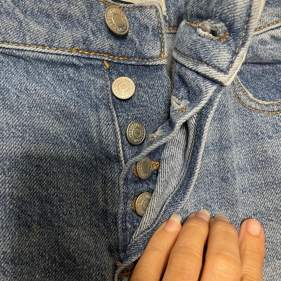 We The Free Light Blue Denim Skirt Size 26 - Picture 5 of 9